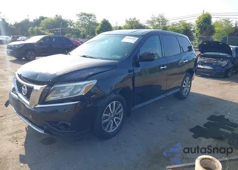 2013 Nissan Pathfinder S z USA, uszkodzony, nr VIN 5N1AR2MN4DC642250